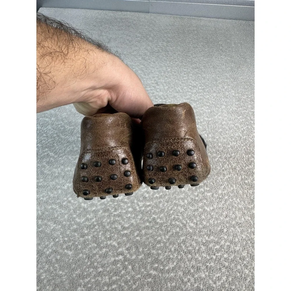 Tod's‎ Shoes Mens Size 8.5 Brown Leather Driving Moccasin Loafers Casual